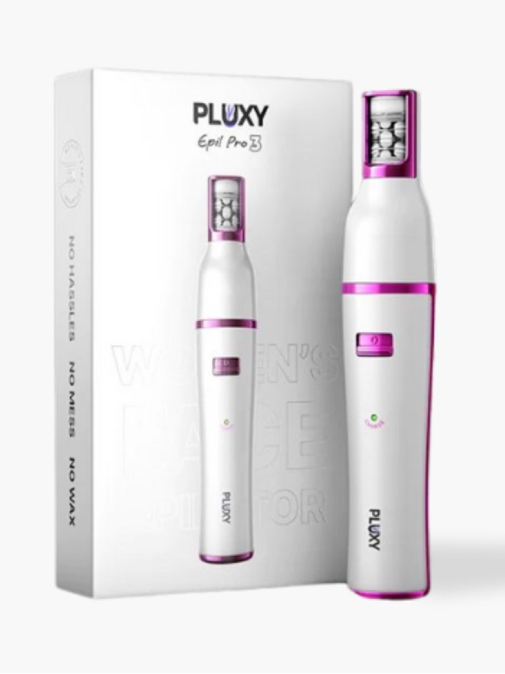 NEW Pluxy Epil Pro 3 Facial Hair Epilator Remover
